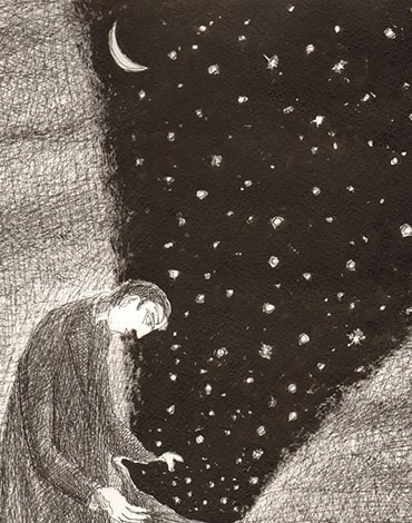 وقتی آسمان پرستاره، رها می‌شود.
